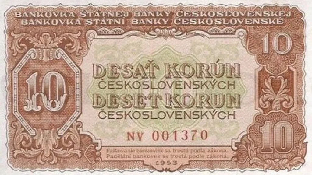 10 Kč 1953